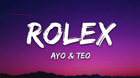 ayo rolex mp3 download musicpleer|teo Rolex lyrics.